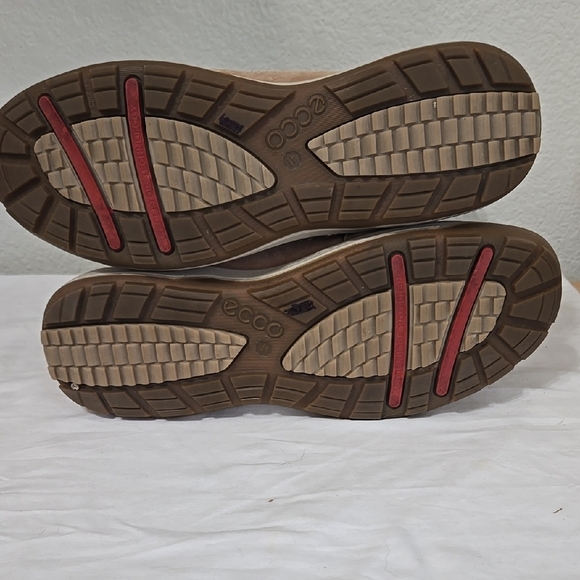 Ecco Tan Winter & Rain Boots with Lace-Up Design Size 10 - Picture 7 of 10